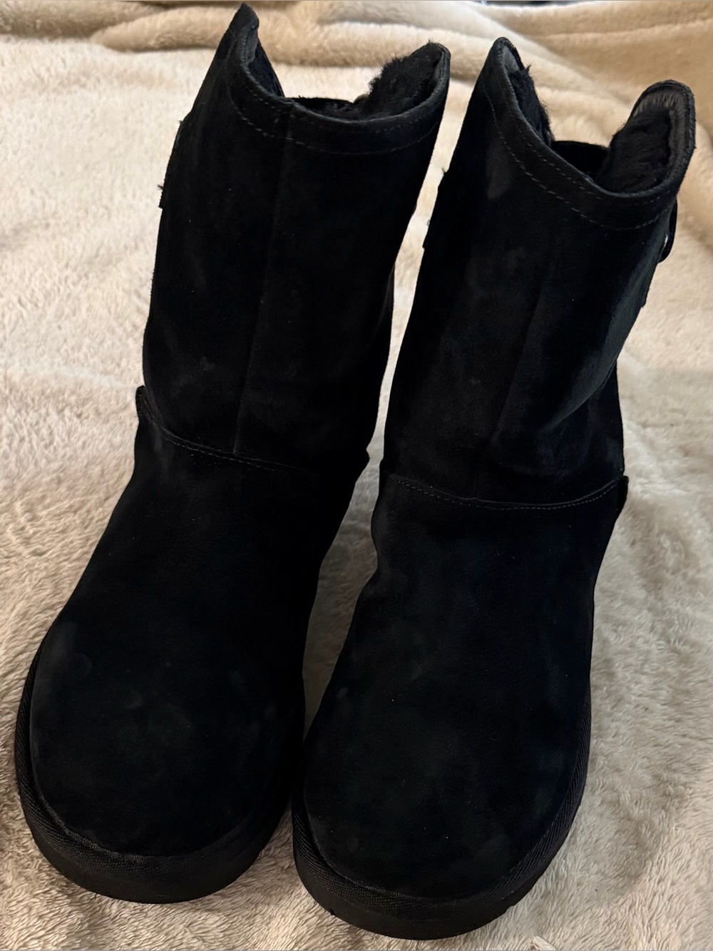UGG Classic Short Deco Buckle Boots Black US 7